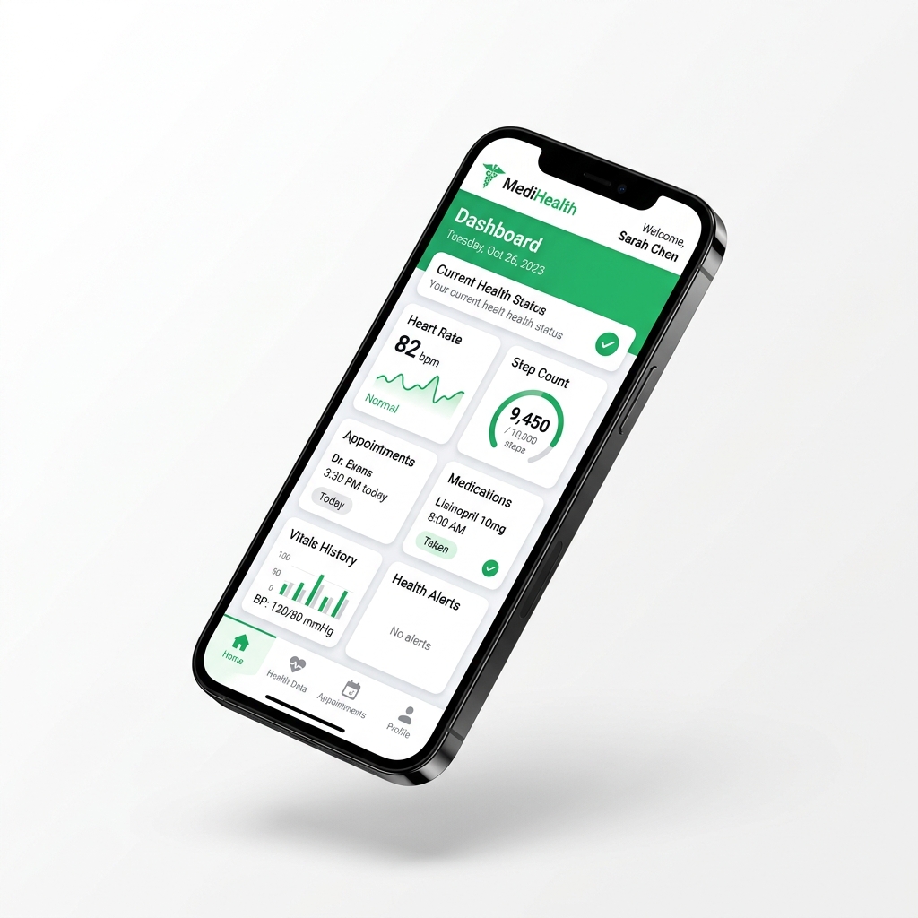 Aplicativo Medical Quiz Mockup